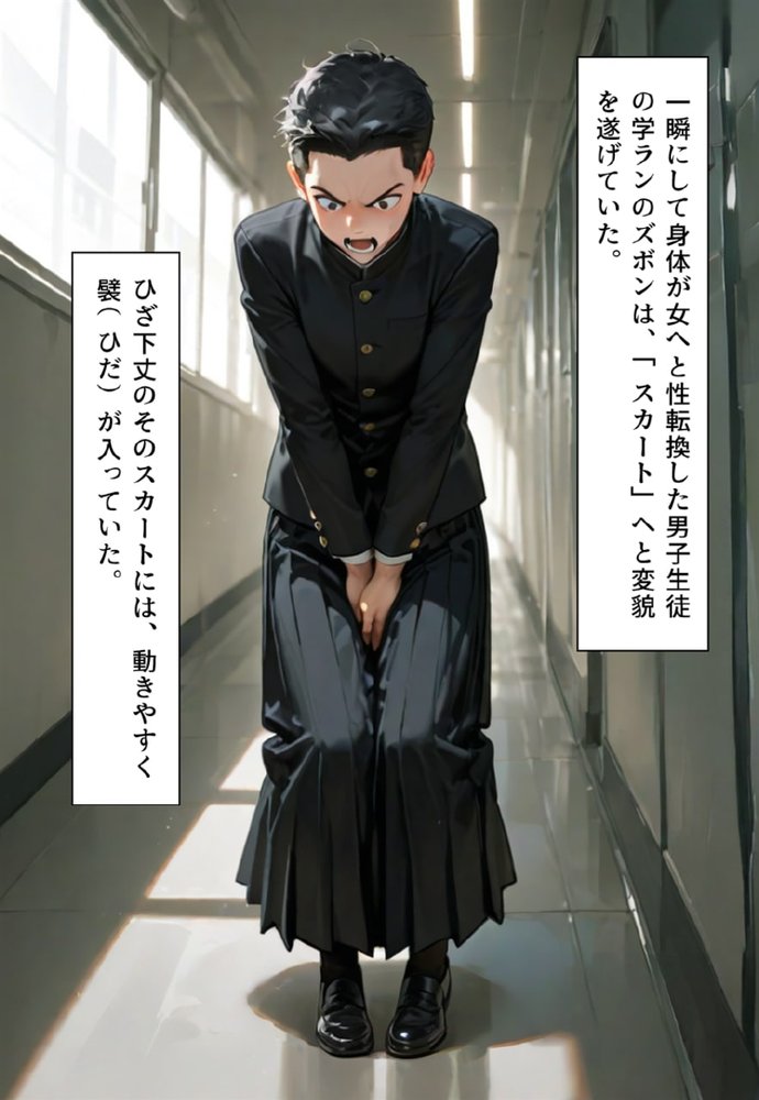 全校女体化★スクールジャッジ〜謎の美少女の裁きはセーラー服で下される〜 エロ同人誌画像 031
