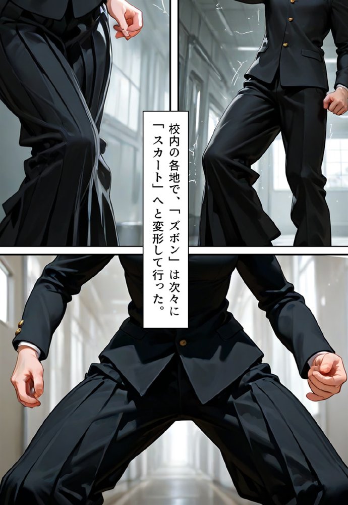 全校女体化★スクールジャッジ〜謎の美少女の裁きはセーラー服で下される〜 エロ同人誌画像 033