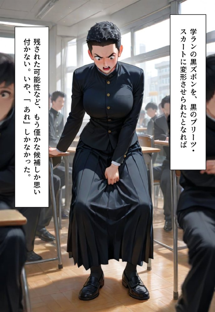 全校女体化★スクールジャッジ〜謎の美少女の裁きはセーラー服で下される〜 エロ同人誌画像 039