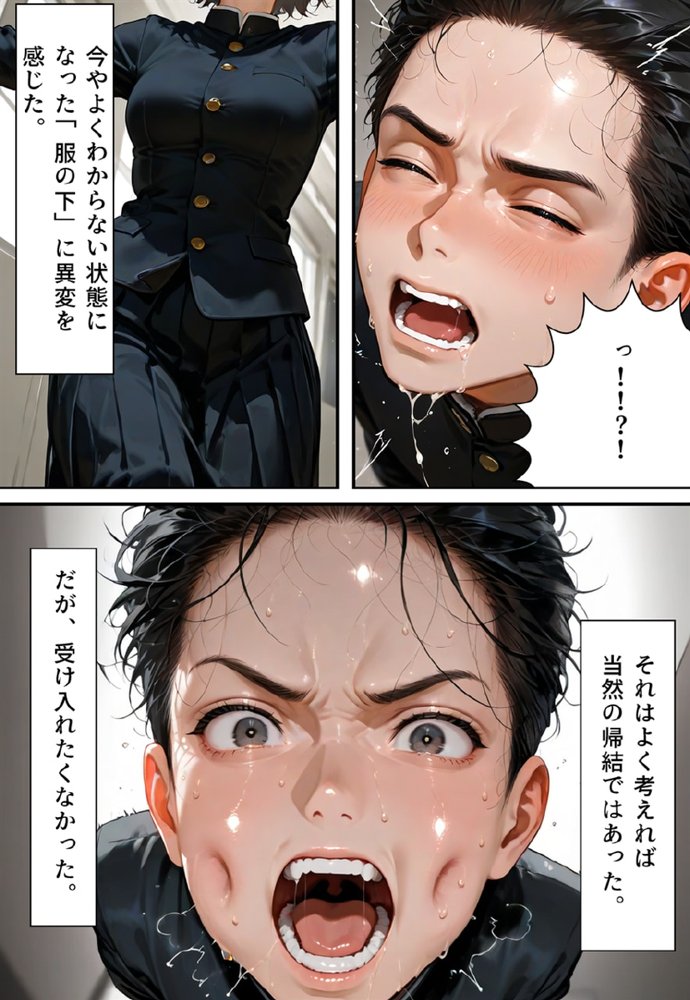 全校女体化★スクールジャッジ〜謎の美少女の裁きはセーラー服で下される〜 エロ同人誌画像 040