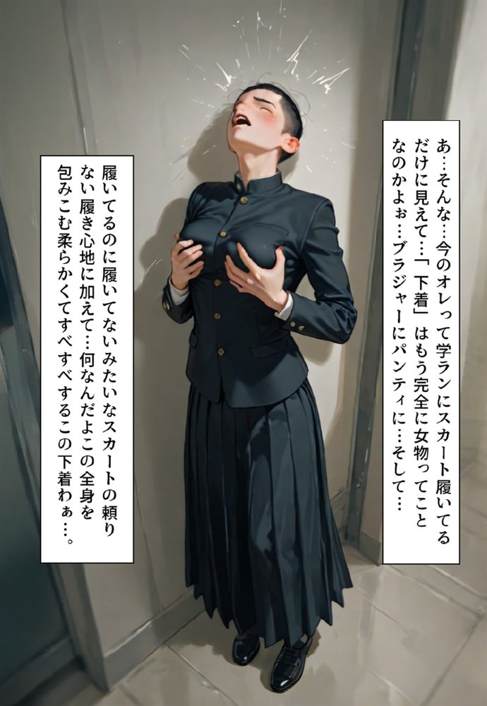 全校女体化★スクールジャッジ〜謎の美少女の裁きはセーラー服で下される〜 エロ同人誌画像 049