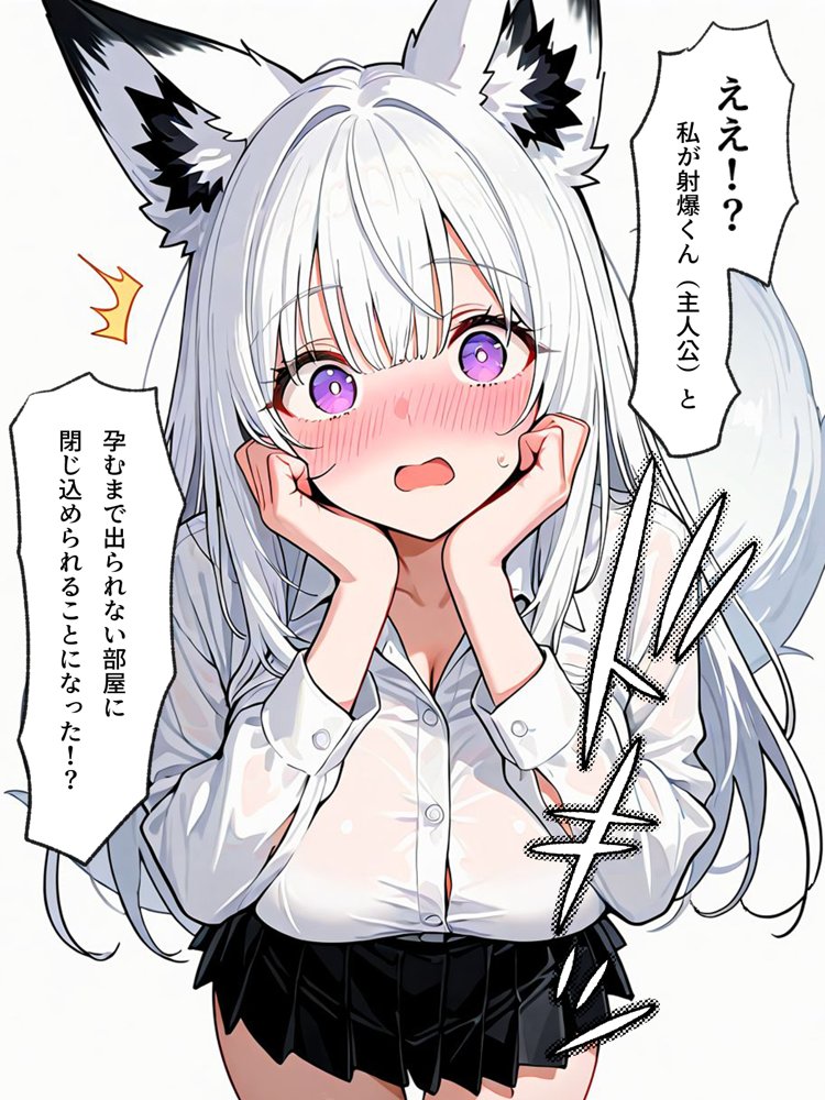 孕ませなきゃ出られないケモミミ強●受精学園 エロ同人誌画像 002