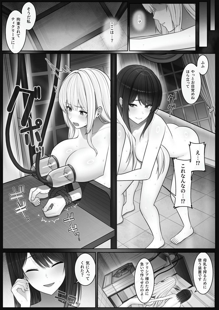 聖母体質 〜母乳が出る体質になり変態侍従と悪徳貴族に弄ばれる姫騎士物語〜 エロ同人誌画像 013