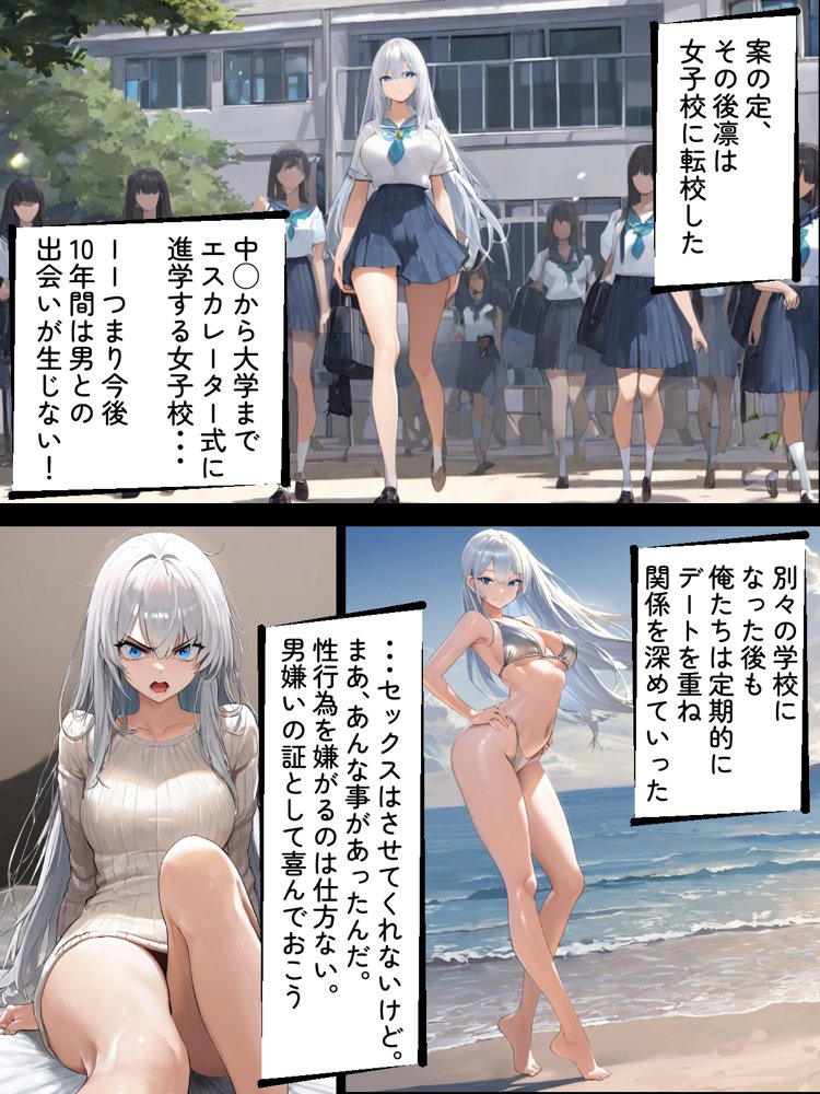 僕のお嫁さんになるはずの幼馴染がヤリチンに寝取られた エロ同人誌画像 029