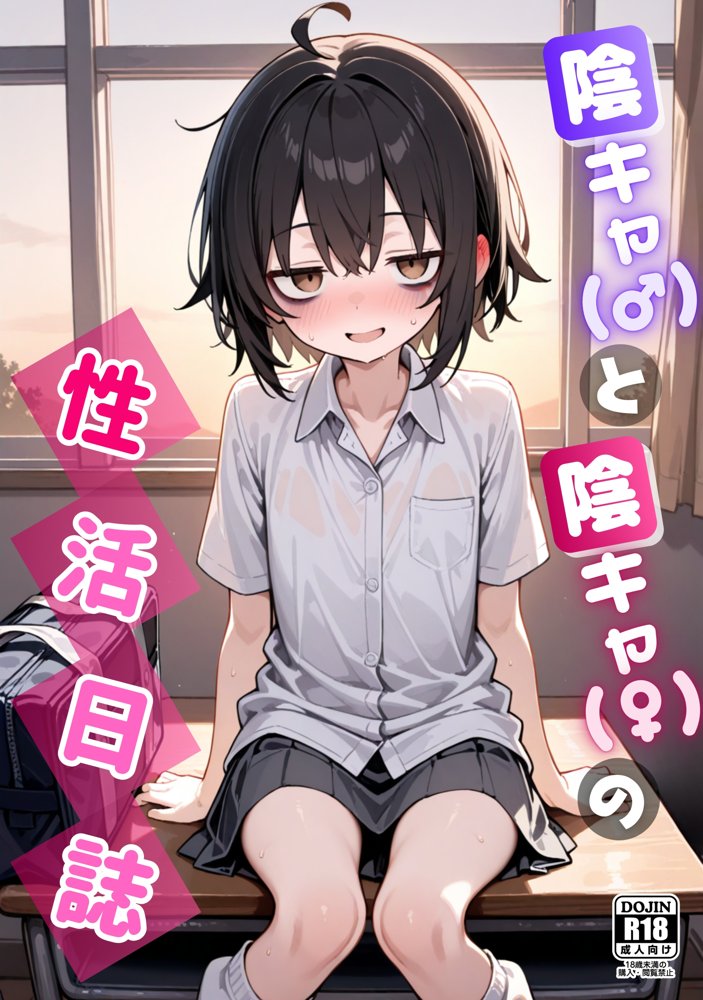 陰キャ（♂）と陰キャ（♀）の性活日誌 エロ同人誌画像 001