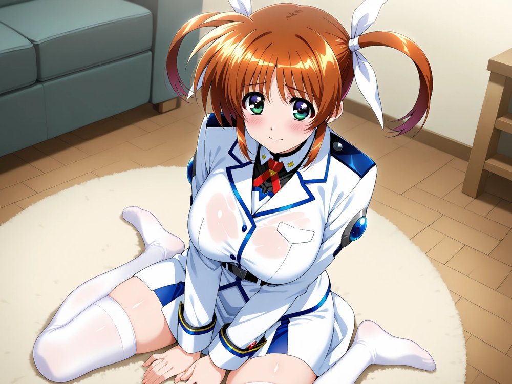 【雌イキヒロイン】魔法少女リ●カルなのは  おじさんと禁断の魔力供給  〜バリアジャケットのまま濃厚ザーメン注入〜 エロ同人誌画像 004