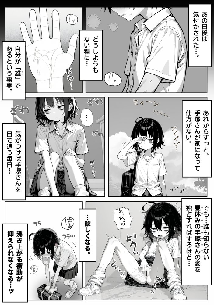 陰キャ（♂）と陰キャ（♀）の性活日誌 エロ同人誌画像 010