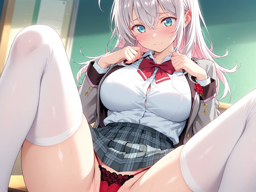 【雌イキヒロイン】ロシデレ  アーリャさん  〜用務員のおじさんと制服のまま誰もいない旧校舎で〜 エロ同人誌画像 010