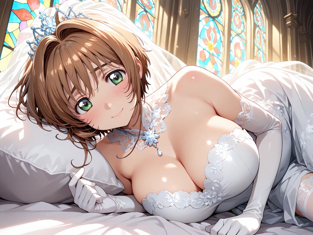 【雌イキヒロイン】 カード●ャプターさくら  純白ドレスの花嫁陵●〜カード使いの少女とおじさんの背徳の儀〜 エロ同人誌画像 005