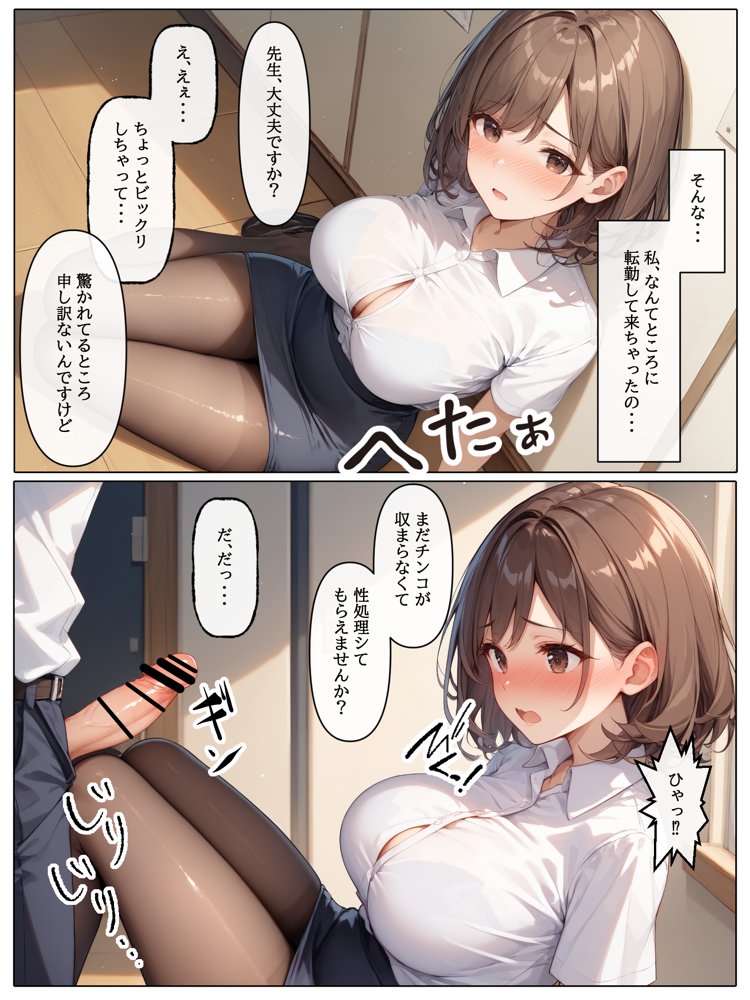 【コミック版】性処理学園〜転勤・処女教師編〜 エロ同人誌画像 011