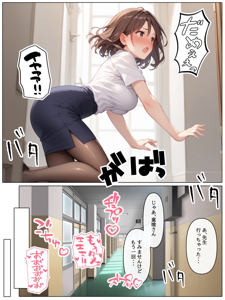 【コミック版】性処理学園〜転勤・処女教師編〜 エロ同人誌画像 012