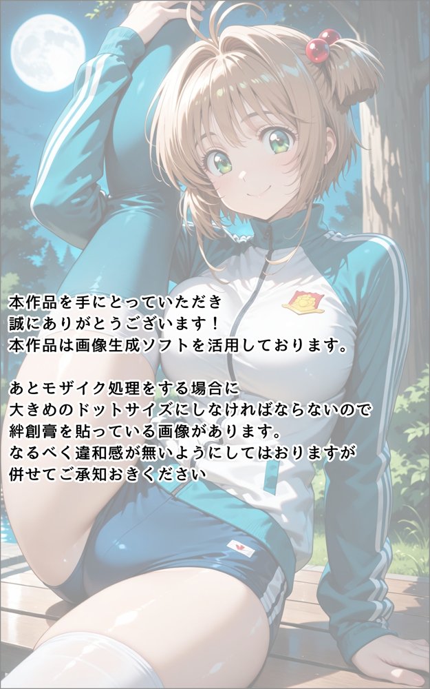 【発情ヒロイン】カードキ〇プターさくら 木〇本桜 屋外ブルマ編 エロ同人誌画像 002