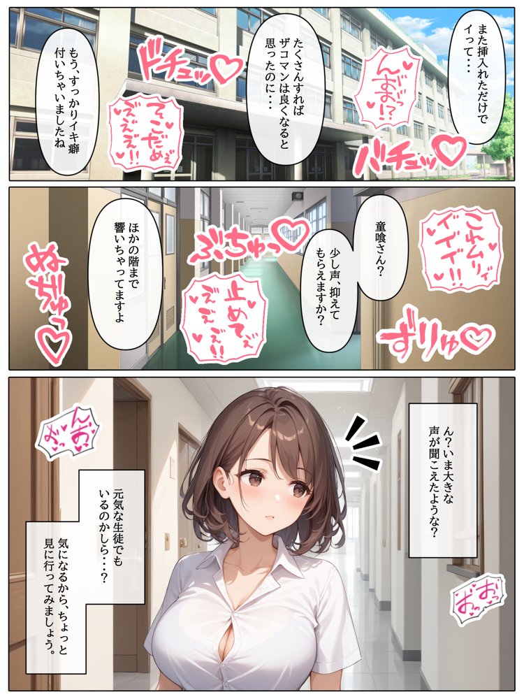 【コミック版】性処理学園〜転勤・処女教師編〜 エロ同人誌画像 004