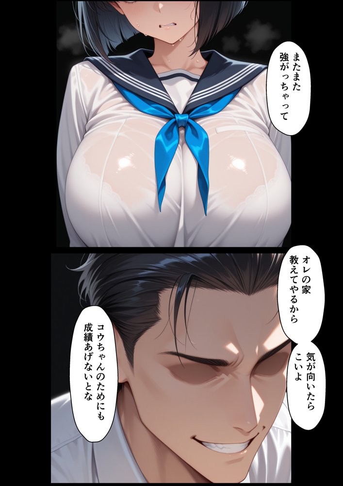 ボクを守るために不良の性奴●になっても絶対に堕ちないカノジョ3 無料エロ漫画（同人誌）サンプル画像022