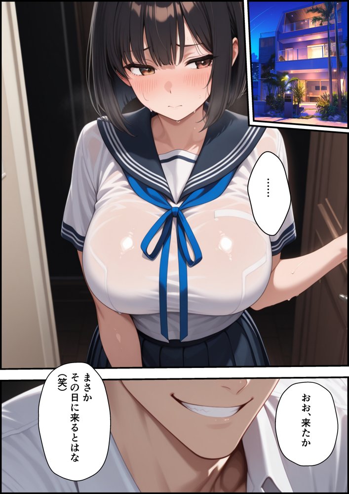 ボクを守るために不良の性奴●になっても絶対に堕ちないカノジョ3 無料エロ漫画（同人誌）サンプル画像024