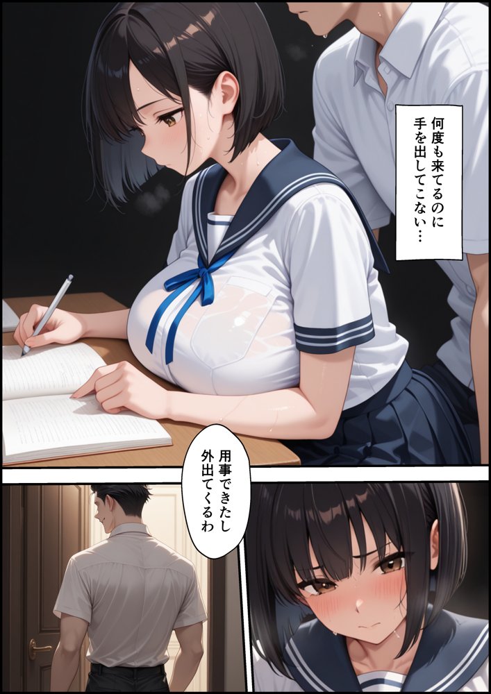 ボクを守るために不良の性奴●になっても絶対に堕ちないカノジョ3 無料エロ漫画（同人誌）サンプル画像036