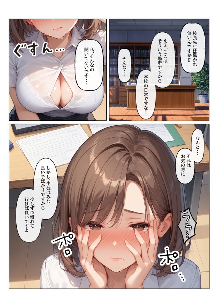 【コミック版】性処理学園〜転勤・処女教師編〜 エロ同人誌画像 067