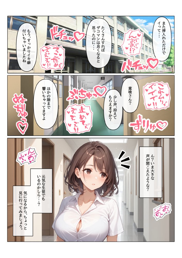 【コミック版】性処理学園〜転勤・処女教師編〜 エロ同人誌画像 056