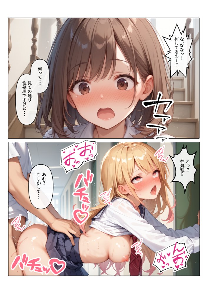 【コミック版】性処理学園〜転勤・処女教師編〜 エロ同人誌画像 059