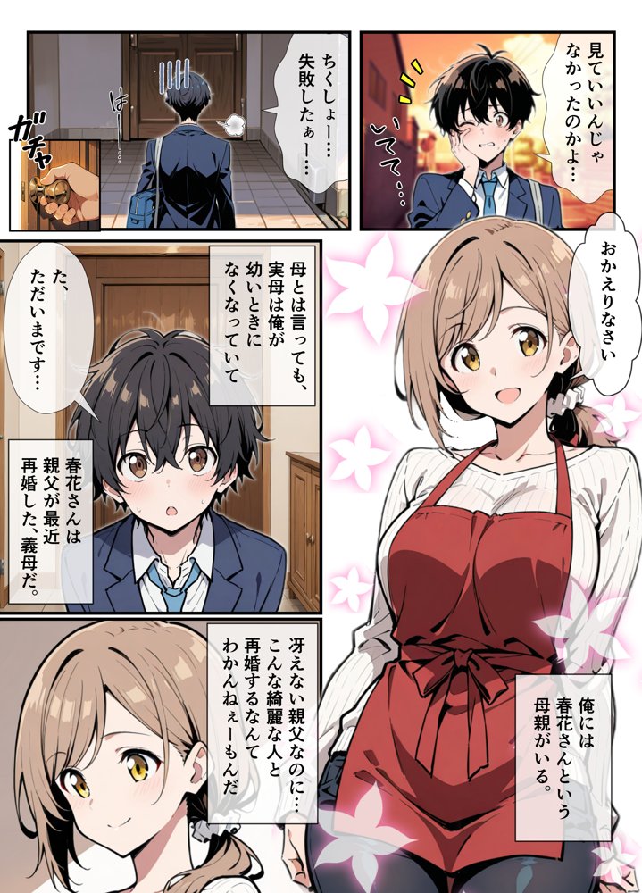 女友達に土下座でHしてくれって頼んだら失敗したから母親、抱いてみた エロ同人誌画像 003
