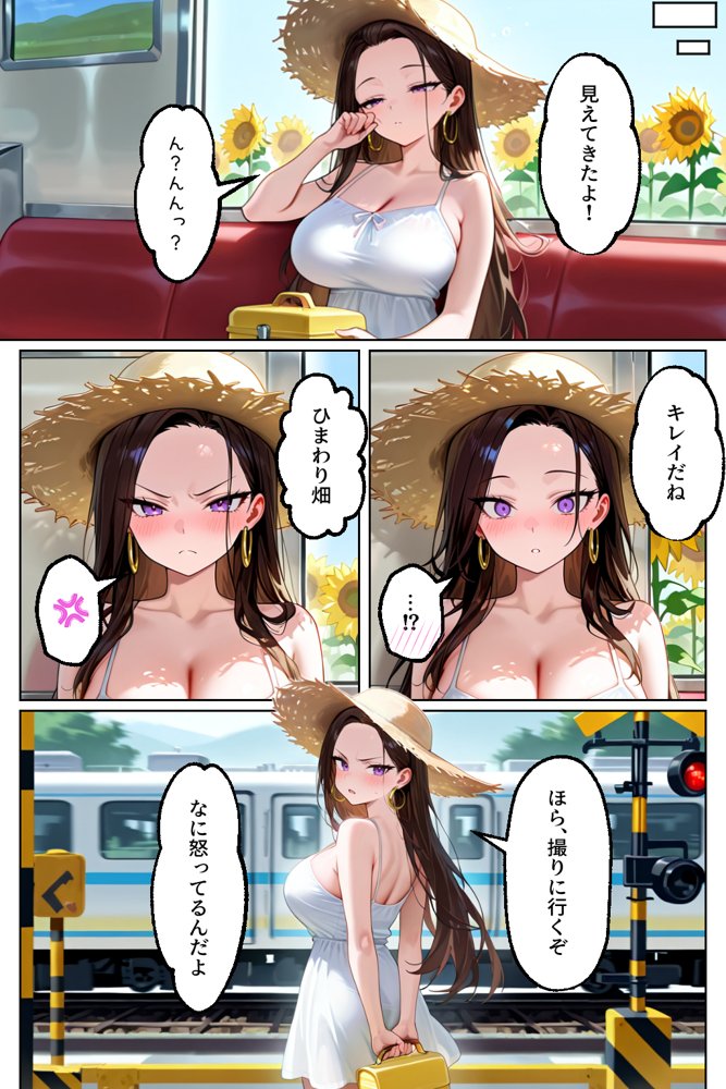 強気だけど実はチョロすぎる幼馴染ギャルー夏休み編ー 無料エロ漫画（同人誌）サンプル画像034