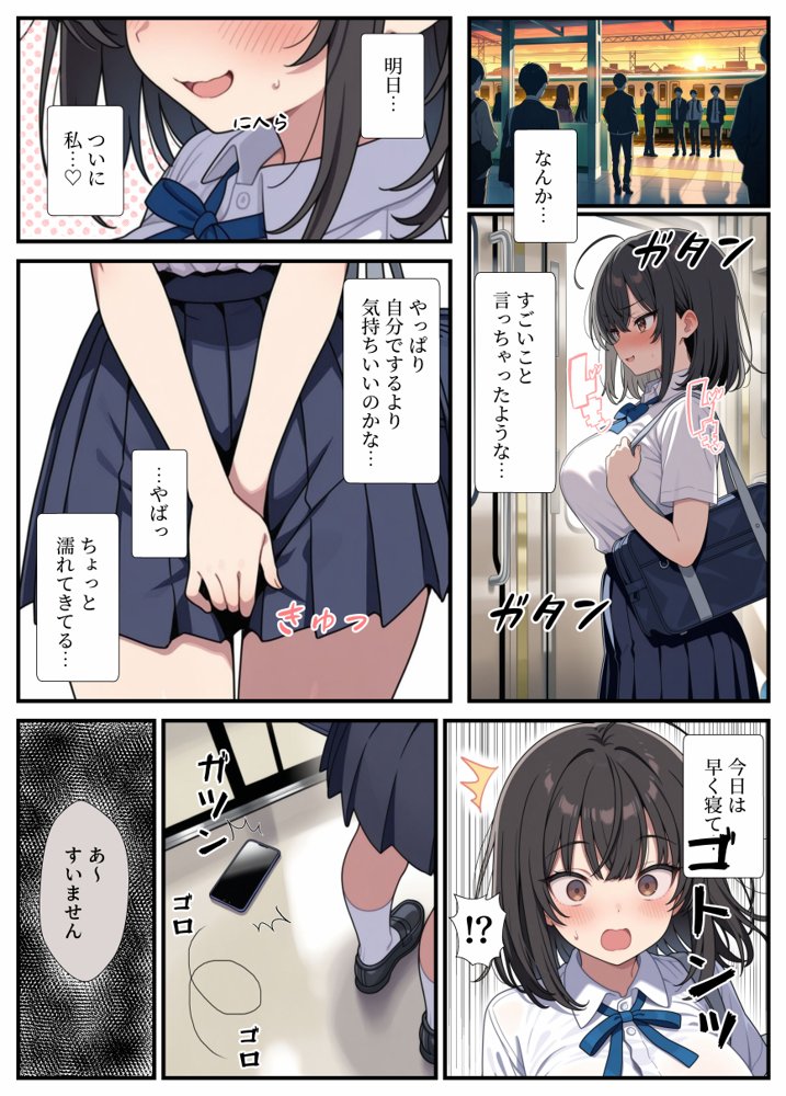 黒髪巨乳の幼馴染が──彼氏との初H直前に見知らぬ男の催●で堕とされる話 エロ同人誌画像 029