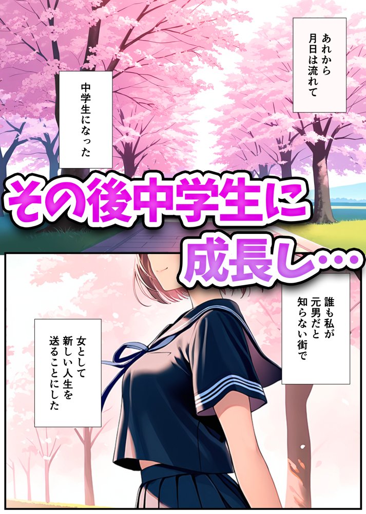 子宮誕生〜女の子になった体でセックスに溺れる学校生活〜 エロ同人誌画像 048